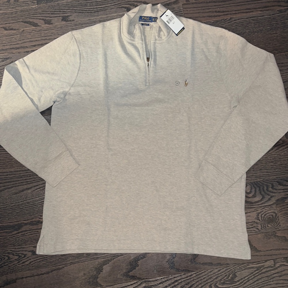 NWT - Polo Ralph Lauren Estate Rib Half Zip Pullover 2LT